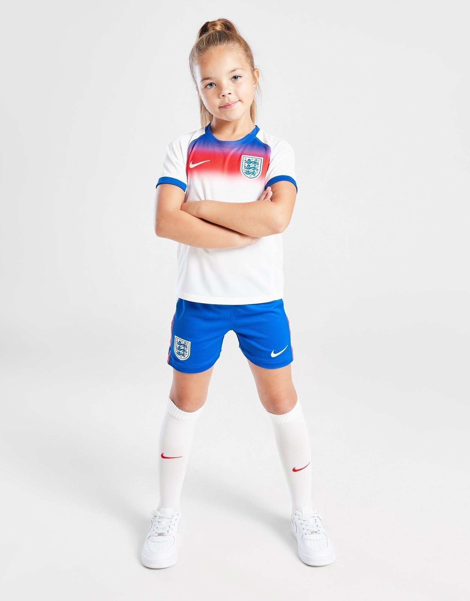 England Lionesses Nike Stadium Home Mini Kit 2025 - Little Kids