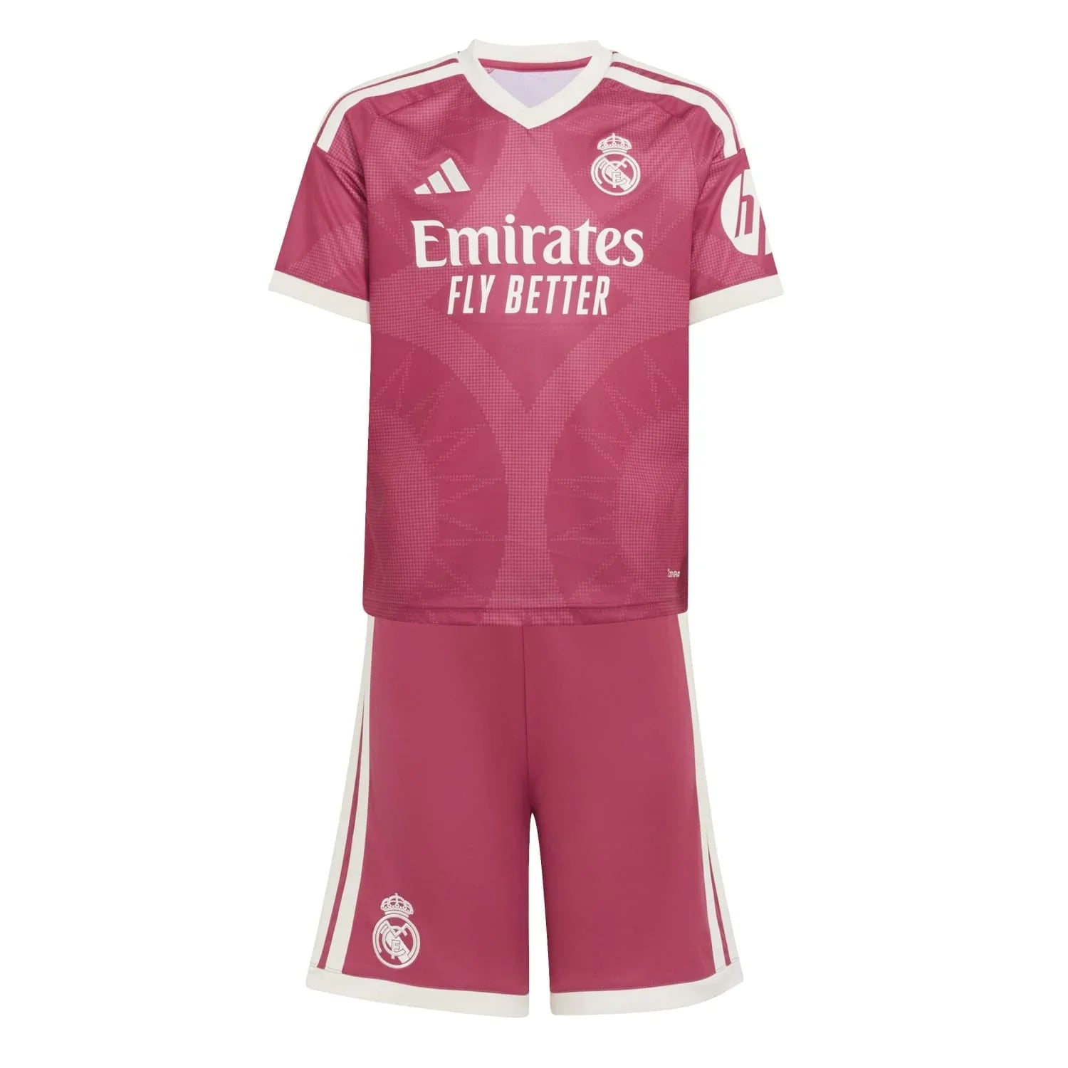 Completo da trasferta rosa per bambini del Real Madrid 2026/27
