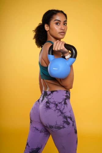 NALISOM Neoprene Coated Cast Iron Kettlebell Weights - Sizes 4kg to 20kg