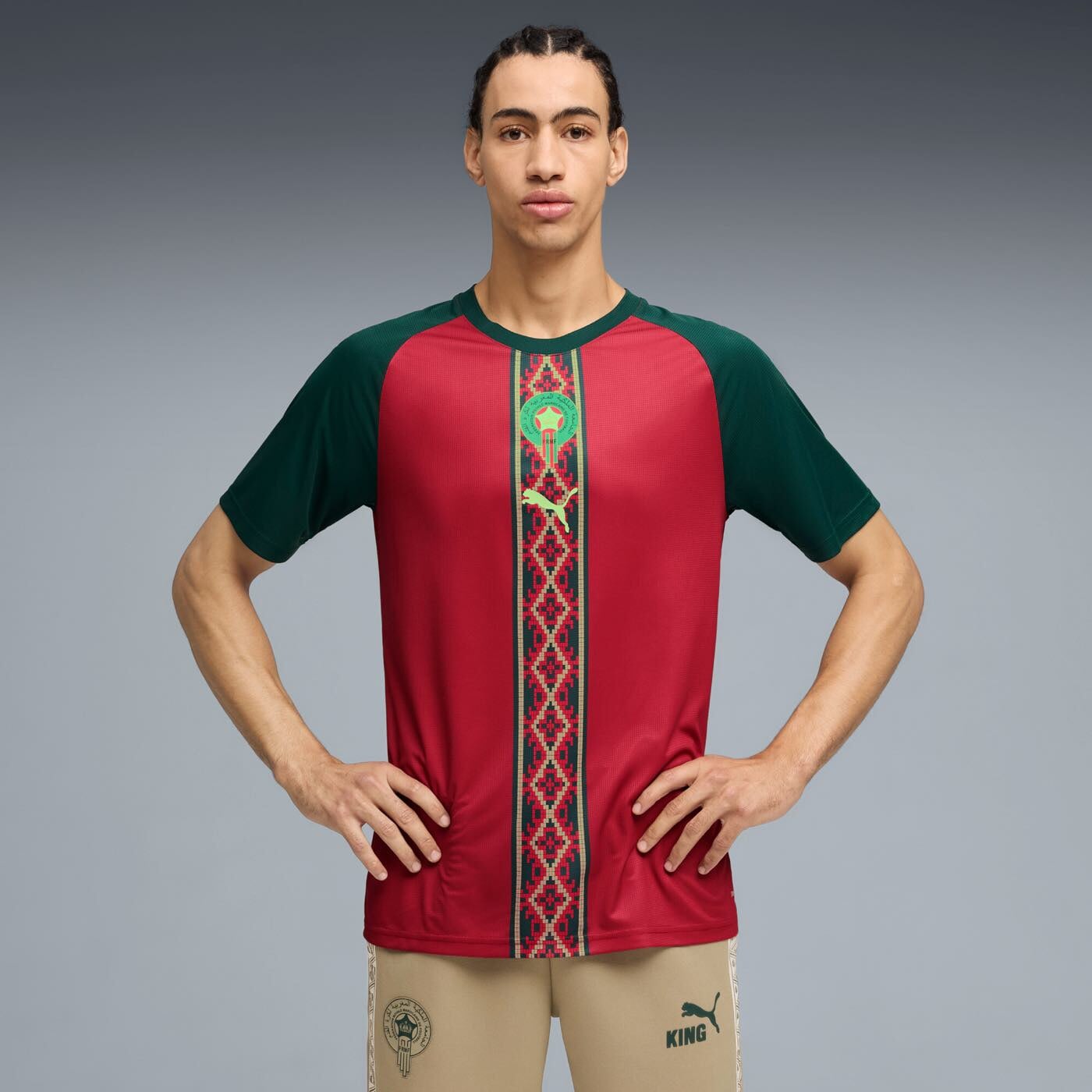 Morocco Warm Up Training Top