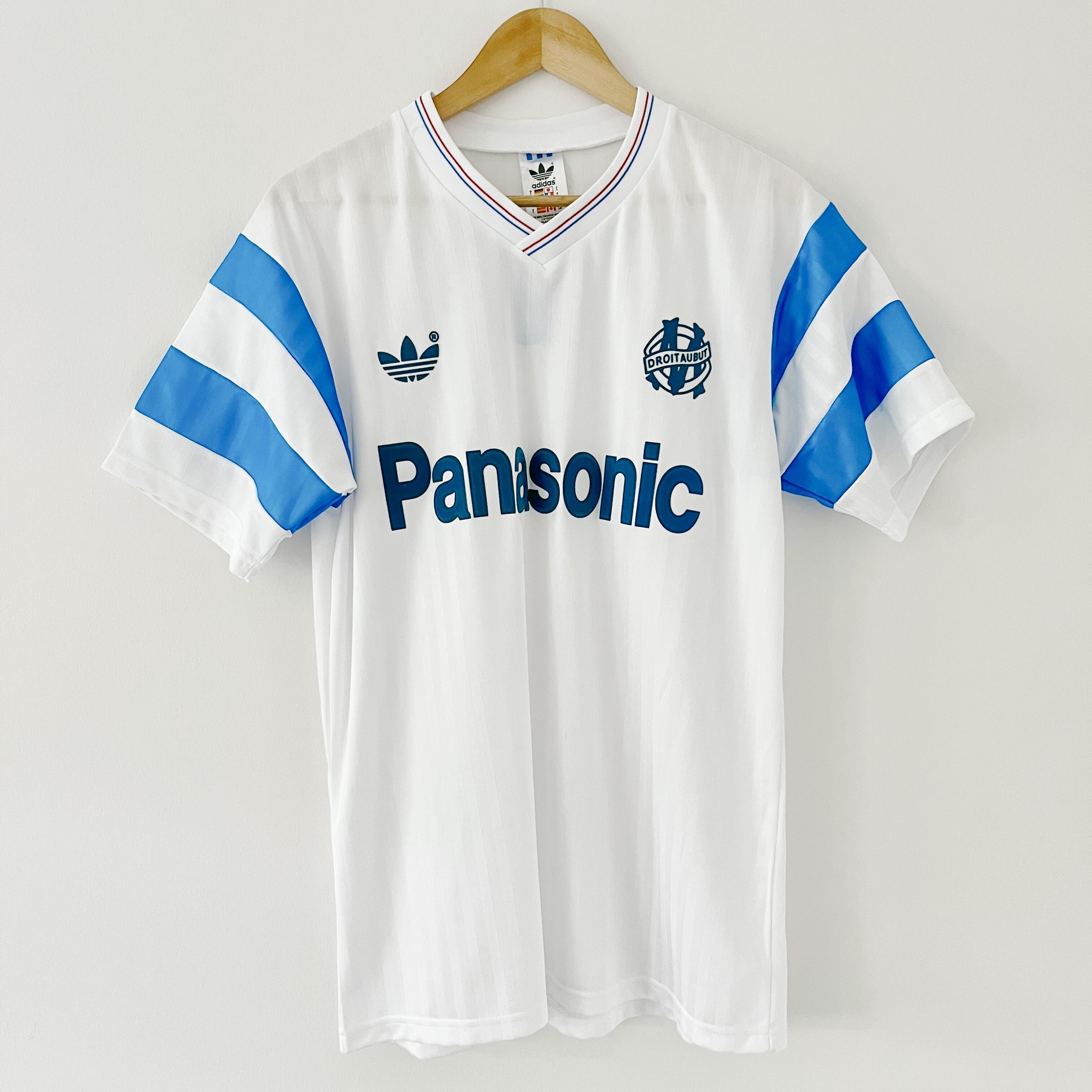 Retro Olympique Marseille Shirt 1990-91 Home