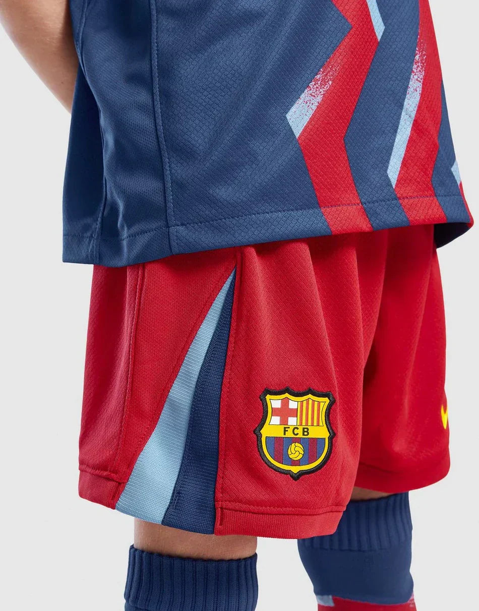 2025/26 FC Barcelona Fourth Kids Kit
