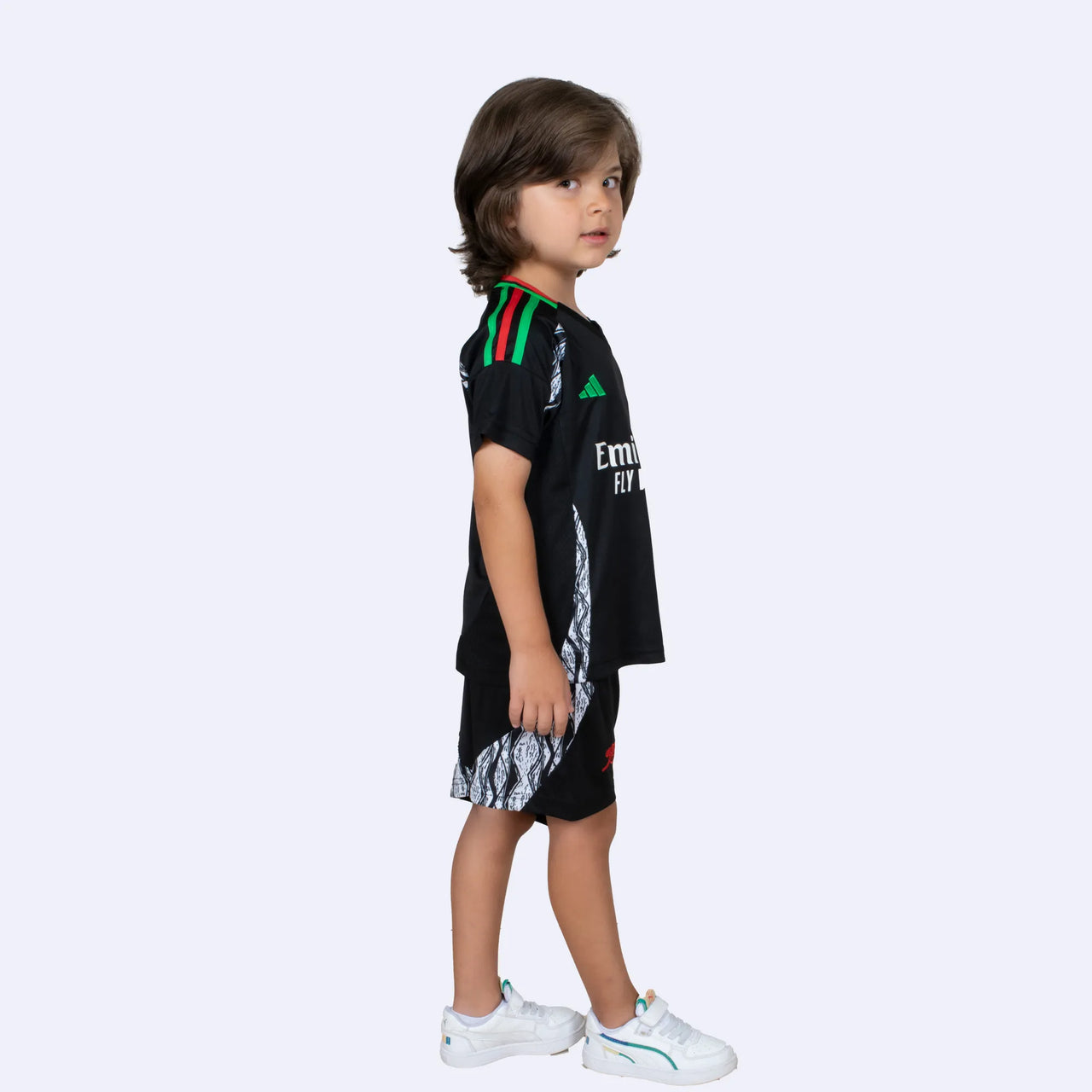 Arsenal Kids Football Kit 2024/25 Black Away